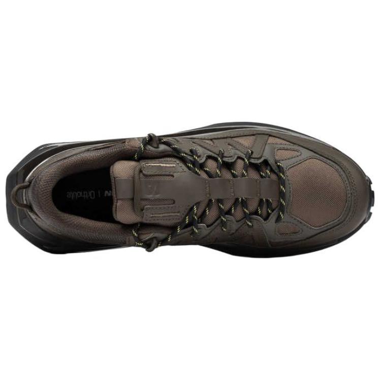 Salomon Odyssey Elmt Low Ltr Soft Comfortable Breathable Lightweight Durable Low Top Lifestyle Casual Shoes Unisex Shoes Brown 476757