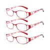 2pcs Women's Blue Light Blocking Reading Glasses +1.0 To +3.0 – Vintage HD PC Lens Stylish Elderly Readers