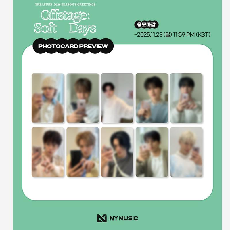 [Pre-order] TREASURE 2026 SEASON'S GREETINGS [Offstage : Soft Days] Full Package (Online Benefit)