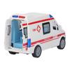 Pull Back Mini Car Five Doors Interesting Alloy 14x6x7.5cm Emergency Transport Car Toy with