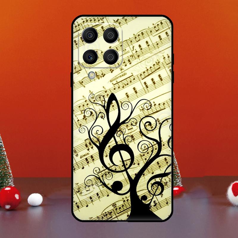 

Music Notes Treble Clef For Samsung Galaxy M21 M31 M55 M15 M11 M13 M33 M35 M53 M14 M34 M54 M12 M32 M52 M06 M16 Case Samsung M20