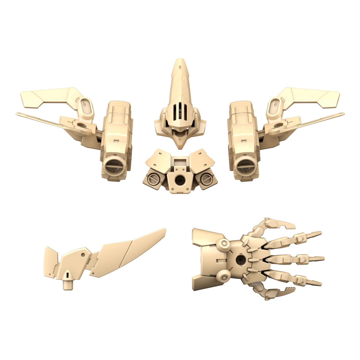 

30MM Optional Armor for Defensive Operations [For Ciel Nova/Sand Yellow] 1/144 scale pre-colored plastic model