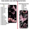 Phone Cover Case for Motorola Moto G53 G30 G60s G71 Edge 20 Pro 30 Lite G22 Edge40 G50 G32 G51 G73 G52 Simple Butterfly