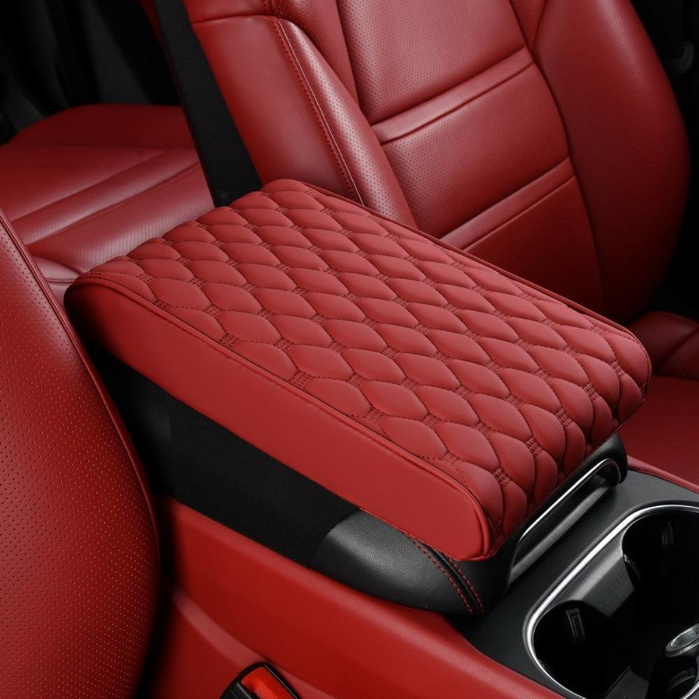 

Universal Car Armrest Cover Cushion Microfiber Leather Armrest Pillow for Car чорний
