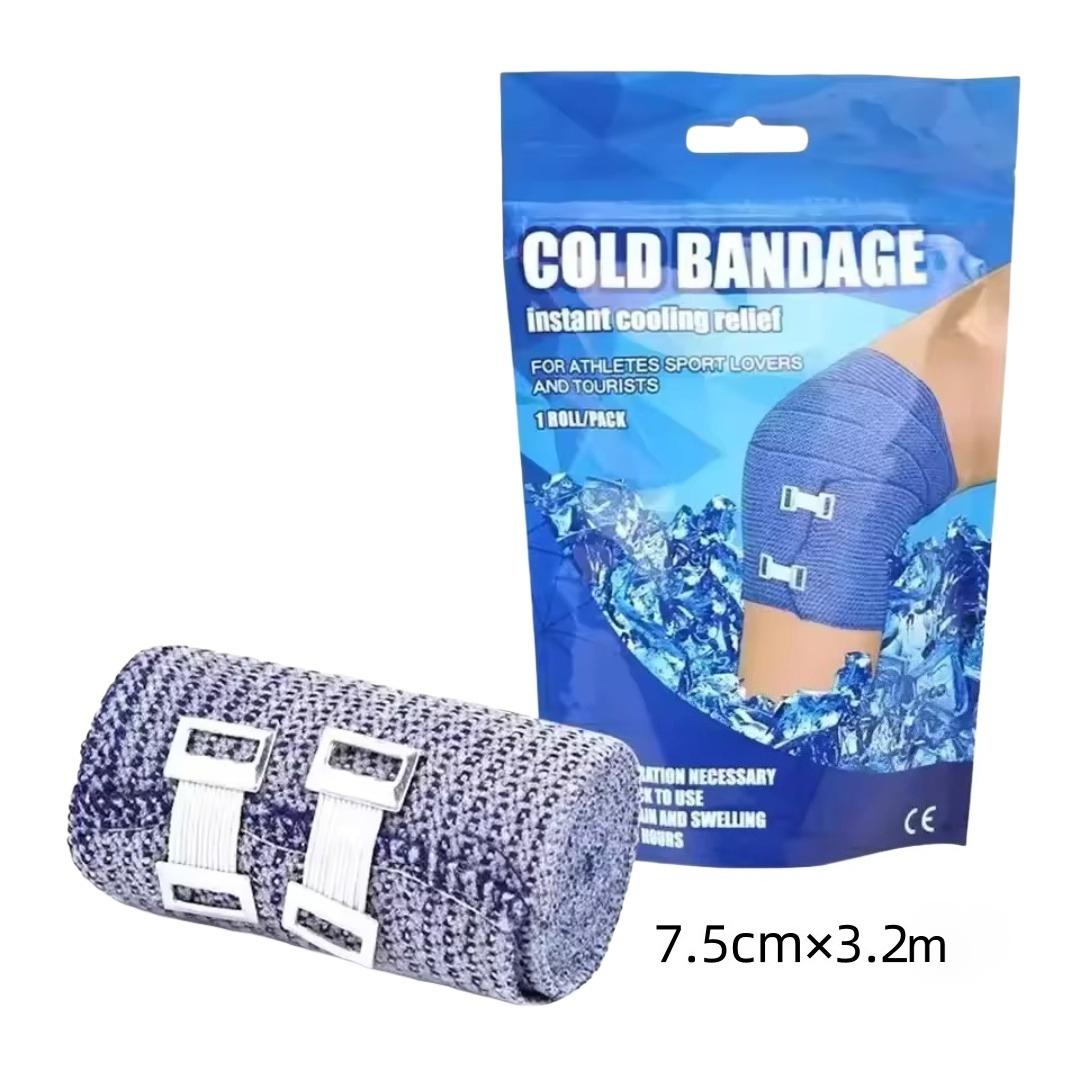 

1Roll Ice Bandage Elastic Instant Cold Compression Tape Reusable Cooling Ice Tape Ankle Brace Muscle Recovery For Athletes Adult