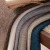 Retro Thickened Linen-Cotton Fabric: Solid Color 1.8m Wide for Sofa Covers & Tablecloths