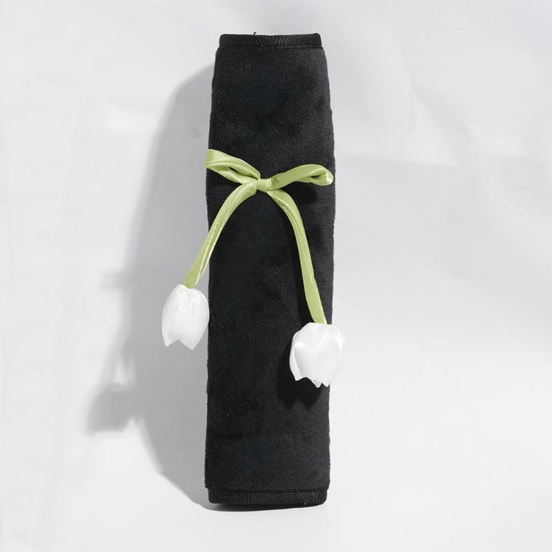 Seat Belt Shoulder Protector Premium All Season Tulip Decorative Safety Shoulder Pads For Car Interiors