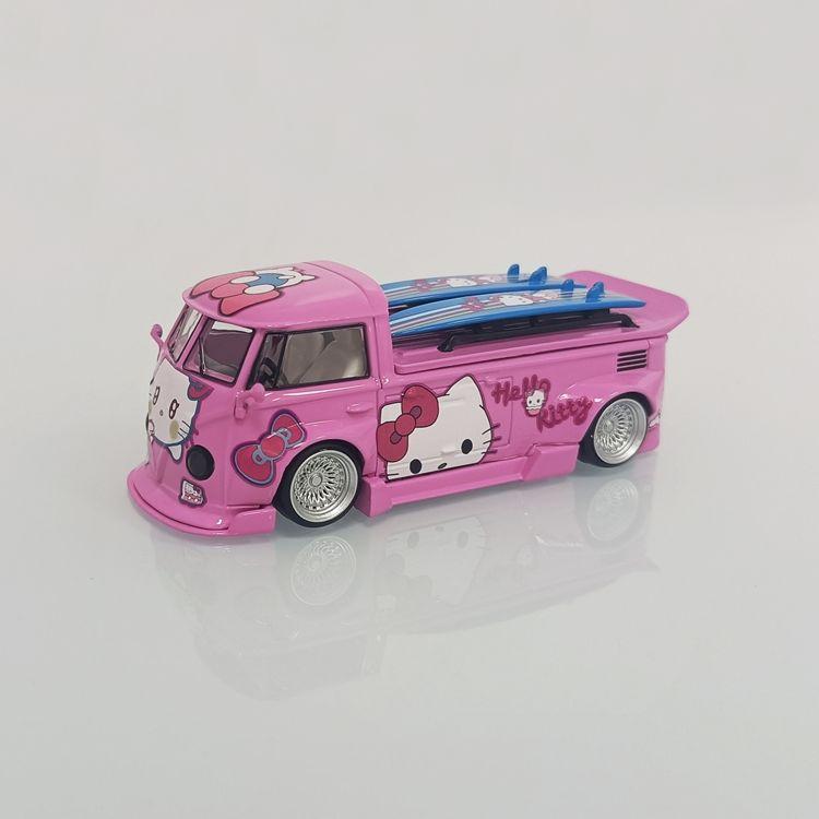 

LMLF Diecast 1/64 Scale Model Car Volkswagen T1 BUS Alloy Car Model Play Vehicles Toys for Boys Original Box