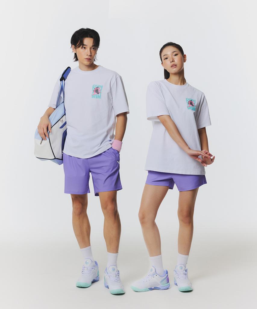 Bigteo Sparky Move Badminton Unisex Oversized T-Shirt (Vt26Ato205U)