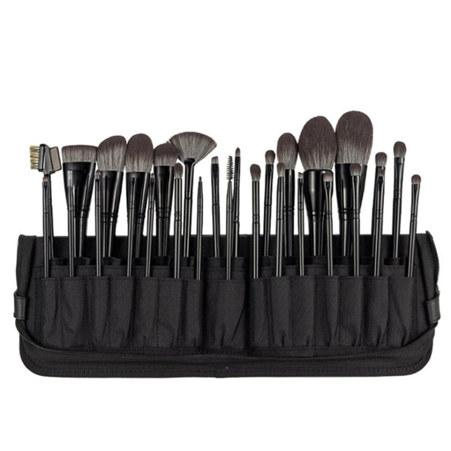 Zipper Large Capacity Folding Cosmetic Brush Storage Bag