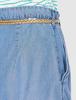 Denimshorts mit eingesteckten Shorts Hergestellt in Light XS [Something] Gürtel, [Cool] Japan, Damen, blau,