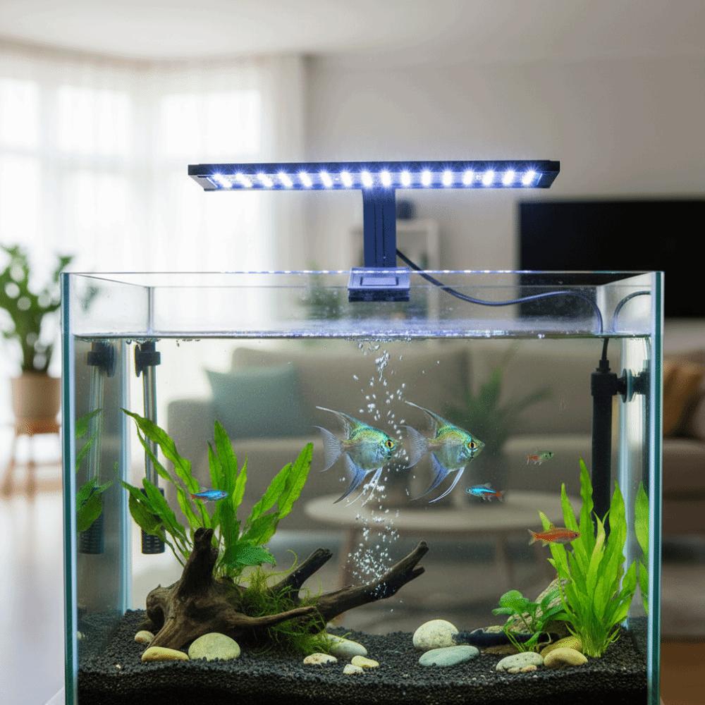 Fishbowl Lighting 7W Fish Tank Clip Light Ultra-thin Energy Saving LED Aquarium Light Splash-proof Aquatic Lamp Aquarium