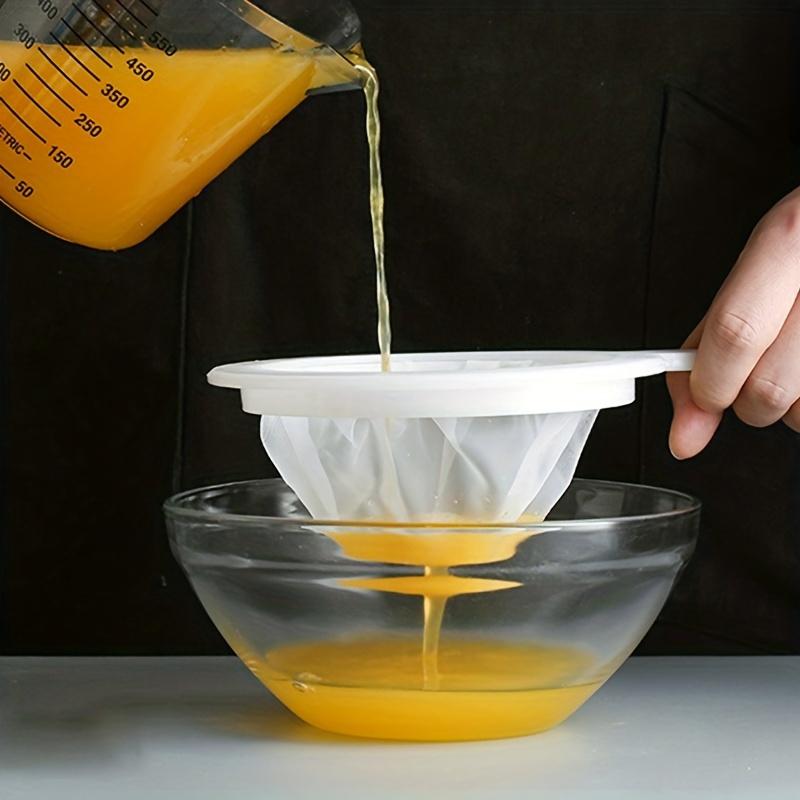 2pc Reusable Fine Mesh Strainer 100 Mesh,Essential Kitchen Strainer for Baking, Cooking, Tea, Soy Milk,Durable Food & Juice Filter,Kitchen Utensil