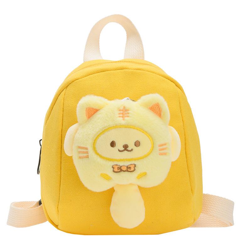 Schoolbag new children's bag kindergarten baby cute cartoon small schoolbag men and women children outdoor leisure canvas backpack