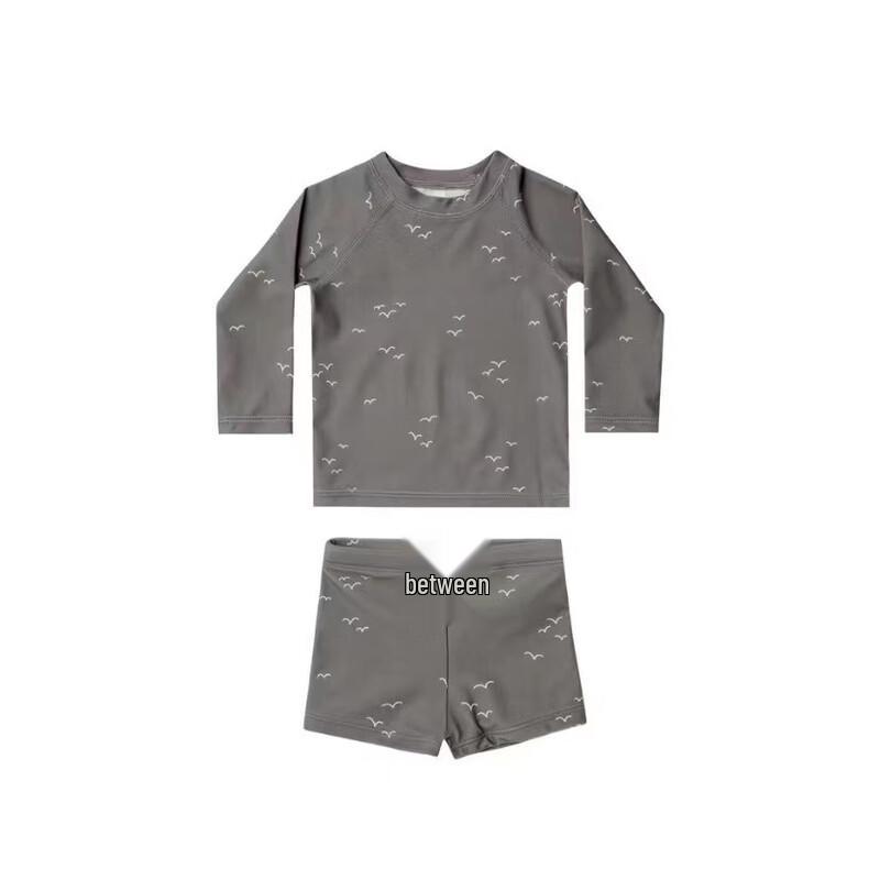 Junkiss Baby Boys  Long Sleeve Sun Protection Split Swimsuit