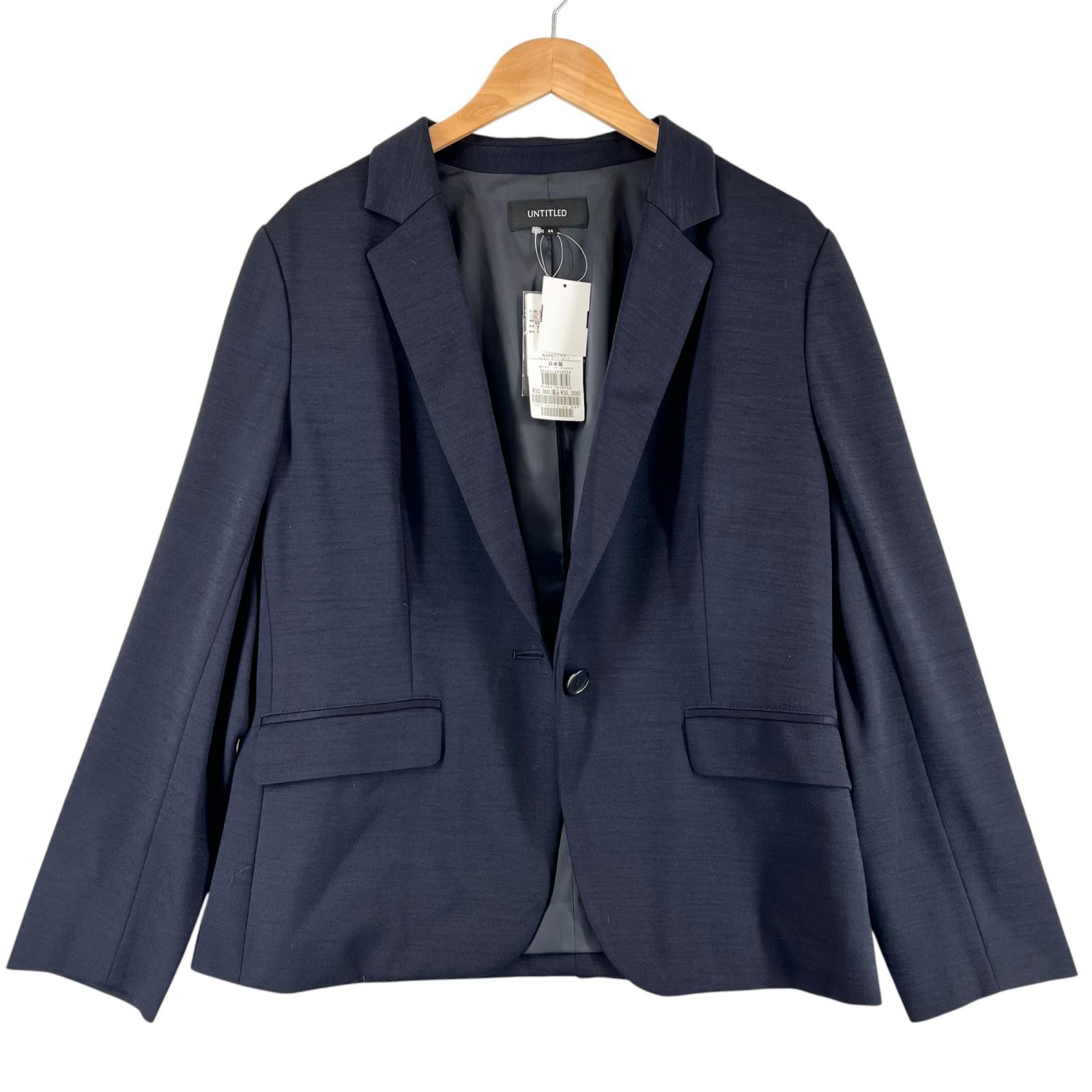 UNTITLED 2024 Stainless Steel Model Plain tailored jacket Navy Dark navy mens 44 used