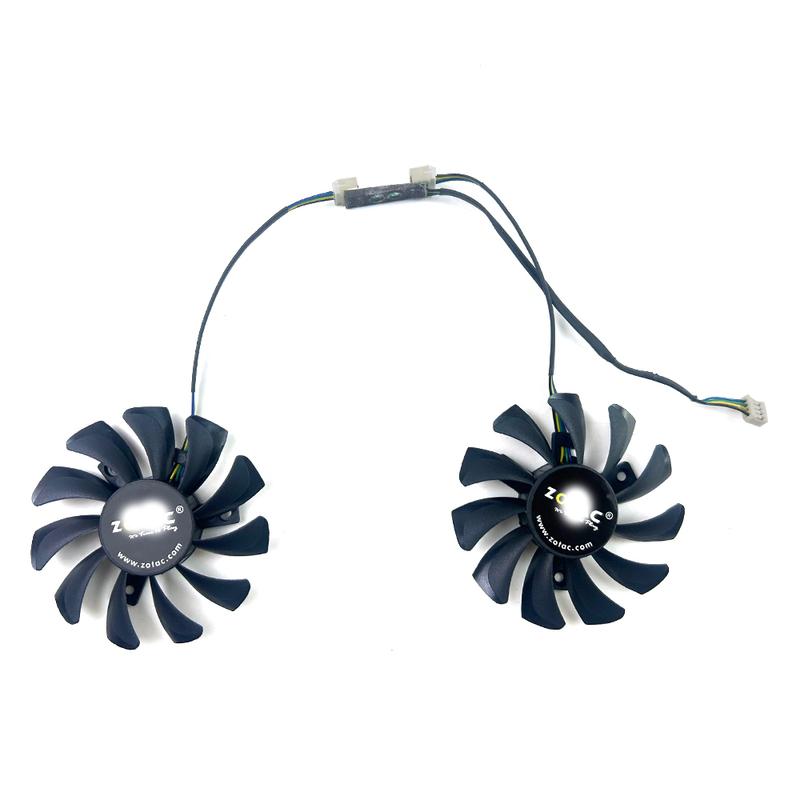 Cooling Fan 75MM GA81S2U Cooler Fan Replacement For ZOTAC GTX 660Ti 650Ti GTX760 R9 285 BOOST GTX 970 Graphics Card Fans