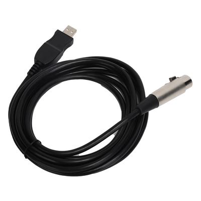 USB na XLR samice adaptérový kabel 3 metry s funkcí nahrávání pro herní vybavení host