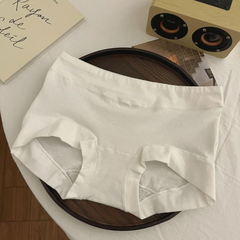 Medium Waist Briefs Plus Size Pure Cotton Underwear for Women Comfortable All Cotton Crotch Triangle Panties