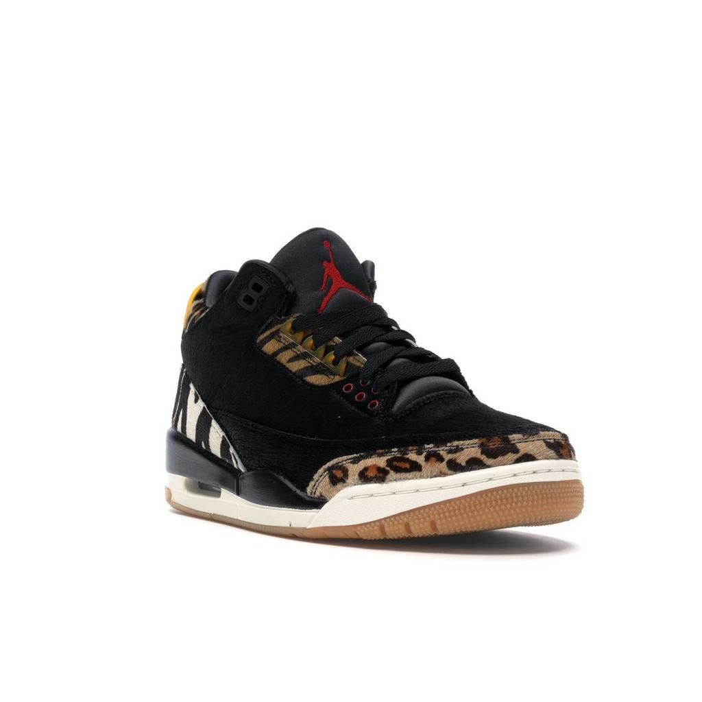 Air Jordan 3 Retro SE Animal Instinct Unisexové Tenisky Černá Tmavě-Moka Provaz CK4344-002