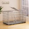 Extra Thick Indoor Dog and Rabbit Cage with Toilet, Available for Small To Large Dogs