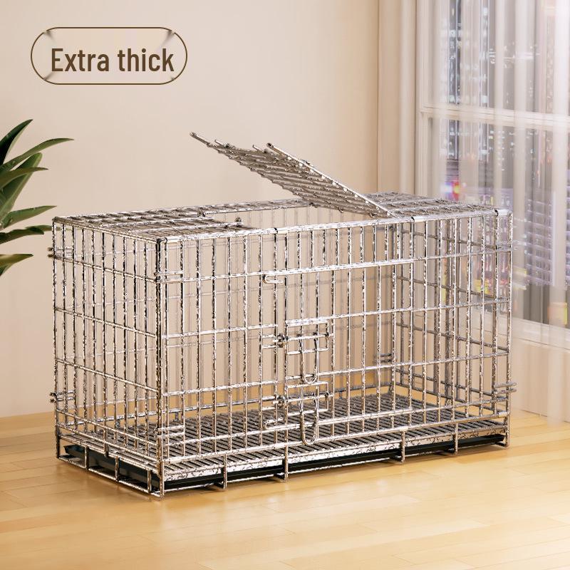 Extra Thick Indoor Dog and Rabbit Cage with Toilet, Available for Small To Large Dogs