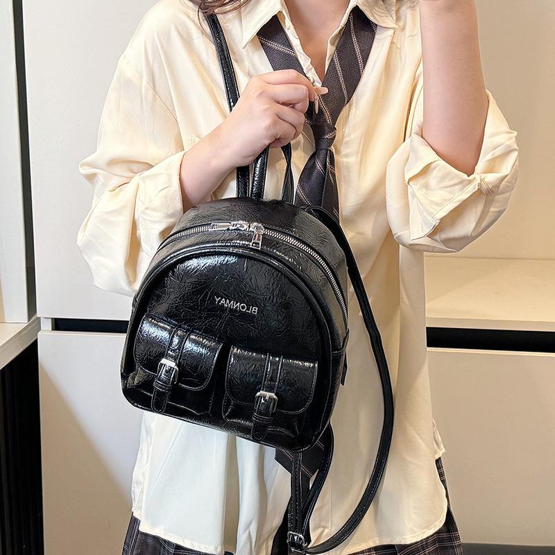 New simple locomotive bag women's schoolbag large capacity backpack cute college commuter backpack