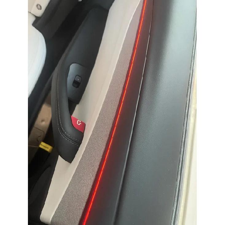 Italian Premium Suede For Tesla Model Y 2025 Juniper Model 3 Highland 2024 Door Switch Patch Trim Cover Interior Car Accessories