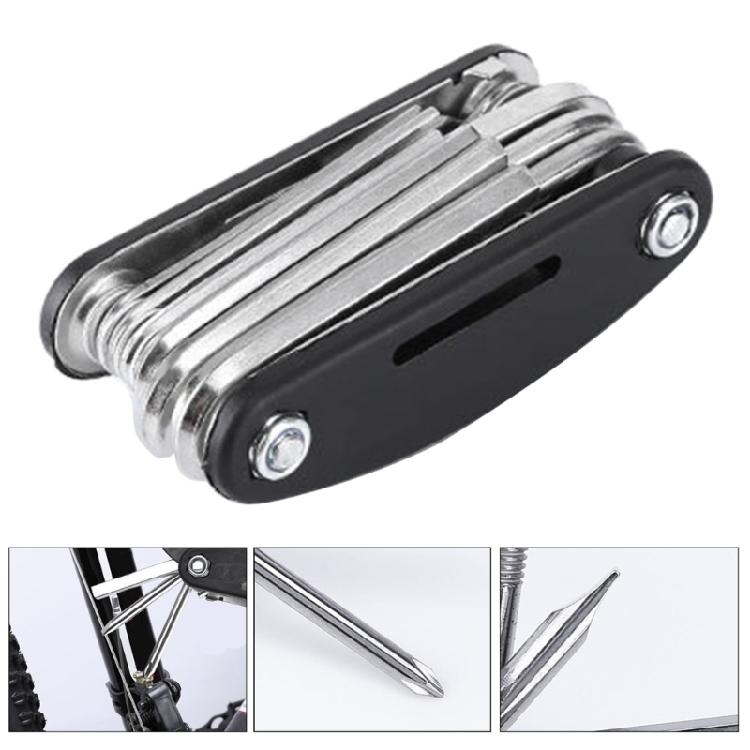 Multifunction 16 In 1 Bicycles Repair Hexagonal Spoke Cycling Screwdriver Tool Cycling Bike Repair Tool