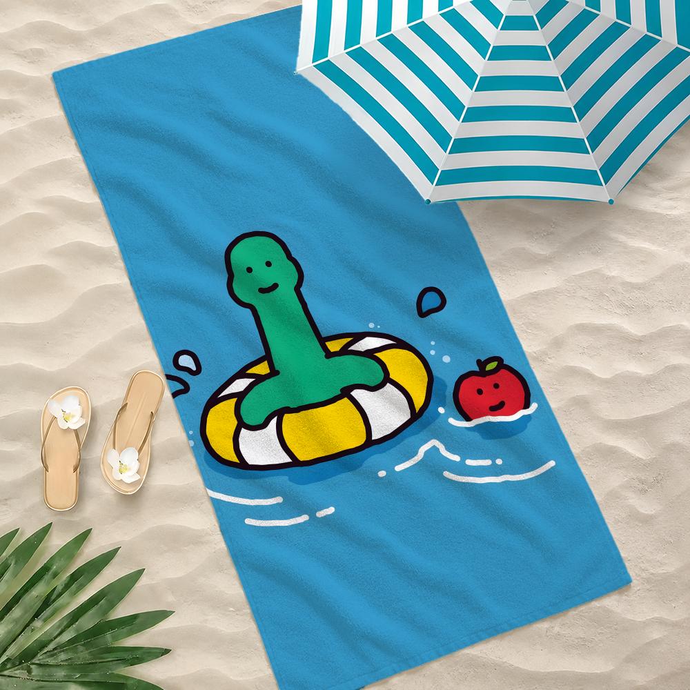 Character JOGUMAN Towel Microfiber Beach Towel Quick Dry Absorbent Soft for Swimming Yoga Resort Travel Camping