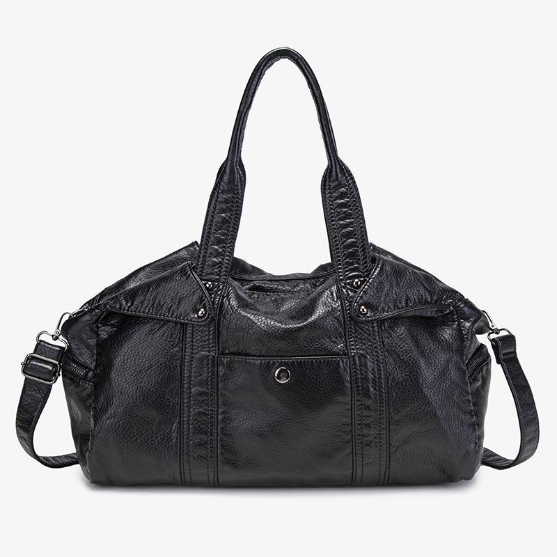 

Сумка-тоут Y2K Spicy Girl Large из искусственной кожи для мотоцикла - Женская выстиранная сумка через плечо и кроссбоди для ношения в руке