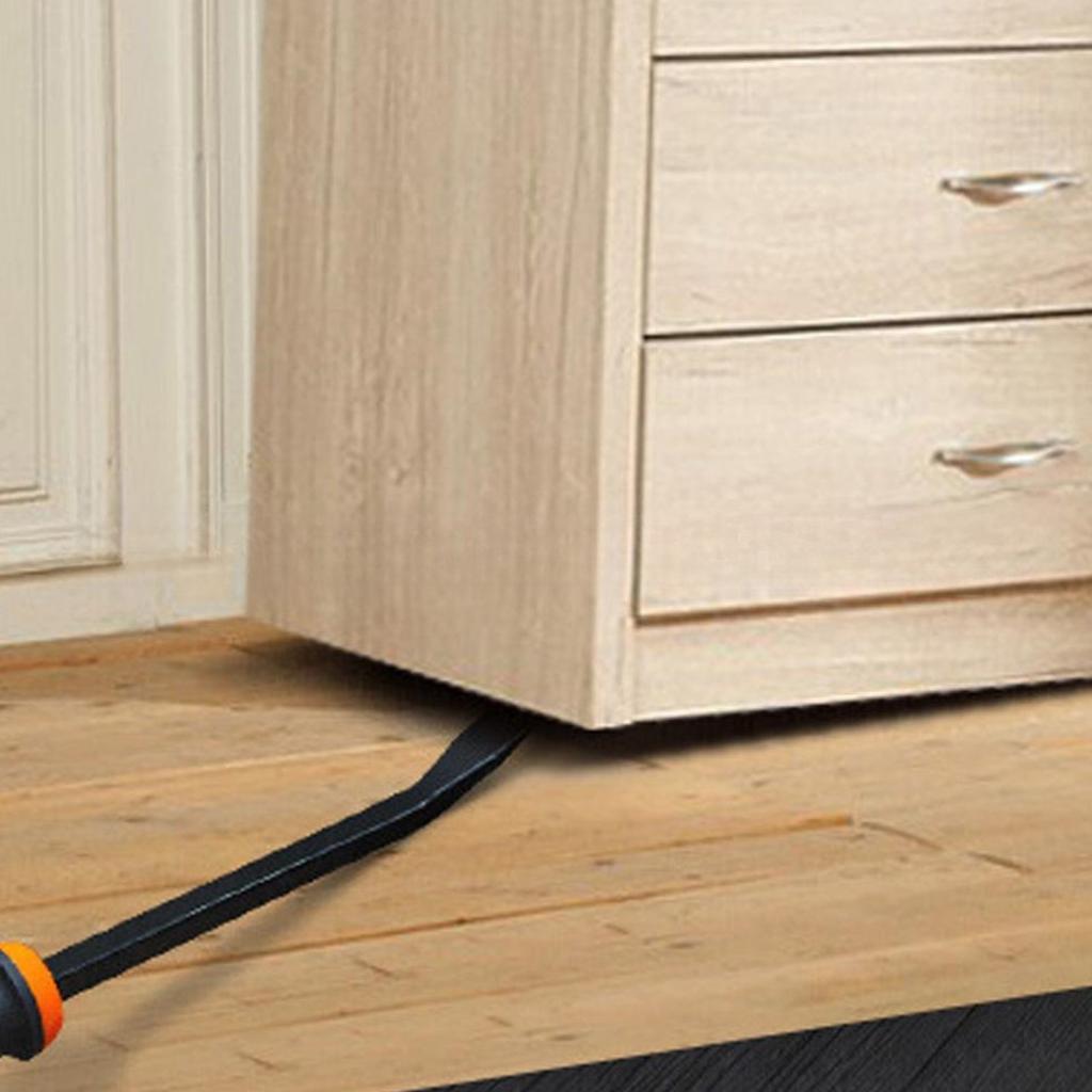 Heavy Duty Utility Pry Bar with Angled Tip and Nonslip Handle Lever Tool for Precisions Prying and Lifting Mechanic Tool