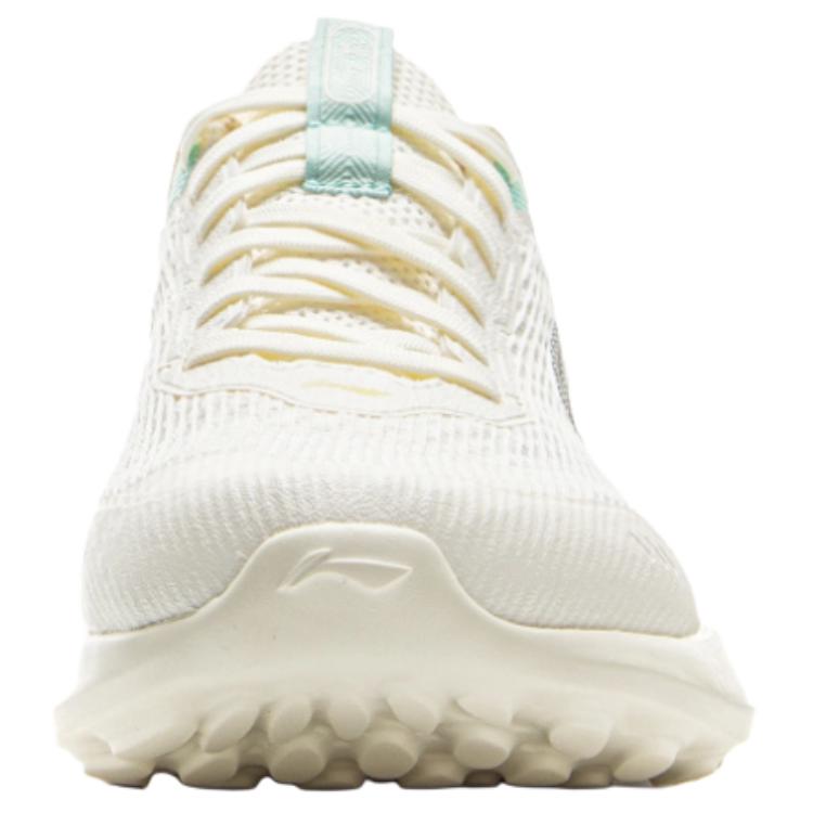 Li Ning Light Cloud Abrasion Resistant Cushioning Low top Casual Running Shoes Women's Ivory ARSV060-3
