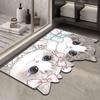 Cartoon Cat Diatom Mud Bathroom Mat - Easy To Clean, Anti-slip, Water-Absorbent