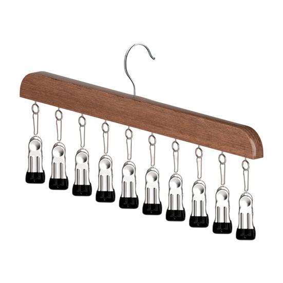 Trouser Clip Closet Organizer with 1012 Clips Pants Scarves Skirts Belts Towels Underwear Heavy Duty Metal Frame Storage Rack 10pcs 830₽