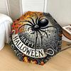 1PC Halloween Spider Automatic Folding Umbrella - Compact 8-Rib Design, Durable Plastic & Iron, Lightweight for Outdoor Daily Use, Festive Gift007