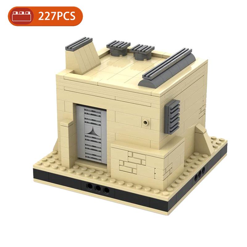 

MOC Creative The Tatooine Desert architecture Building Blocks Kit City Street House Bricks Model Toy for Kids Christmas Gifts
