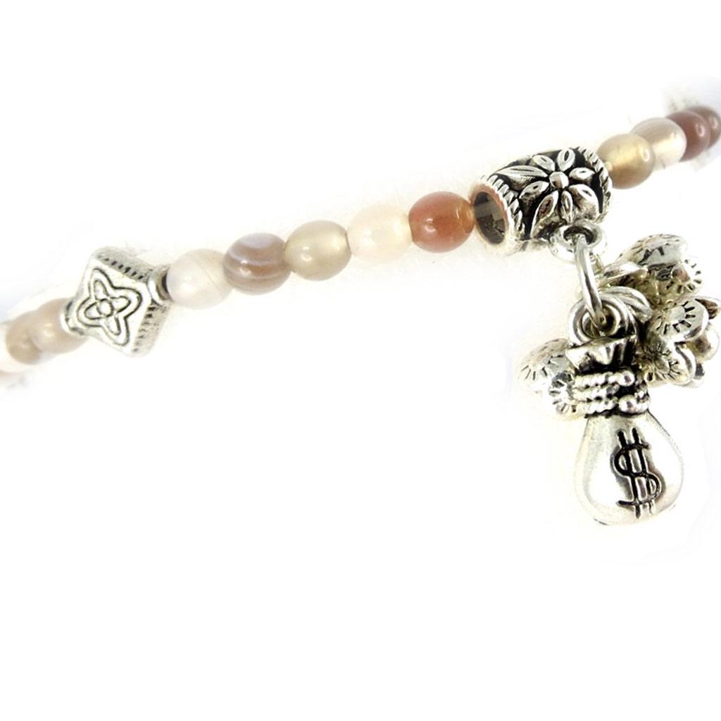 Les Trésors De Lily [K7292] - Agate 'Mineralia' Bracelet