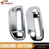 Front Bumper Chrome Fog Light Cover Bezel Replacement For Dodge RAM 1500 +