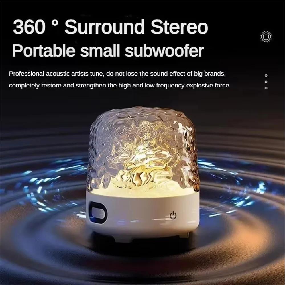 16 Color Projector Lamp Dynamic Water Ripple Night Light Bedroom Ambient Light USB Remote Cool Wall LED Light Gaming Room Decor