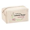 Trousse multifonction Community Manager d'exception Cadeau Anniversaire Collègue Idée Original | Trousse Scolaire Fournitures Bureau