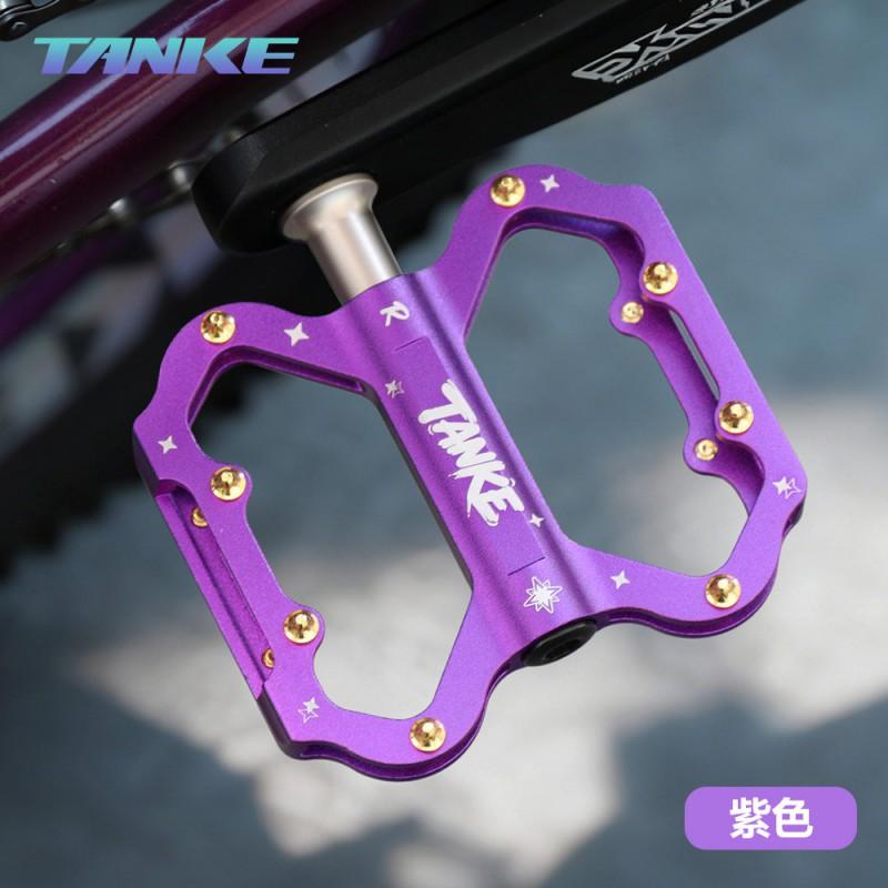 Aluminum Alloy Bicycle Pedals Mountain Road Bike Compatible With Brompton P8 P10 D10 Triple Sealed Bearing