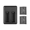 Portable Dual Camera Battery   Kit Set with 2pcs Rechargeable Batteries USB Cable Indicator Light for  One X Cameras