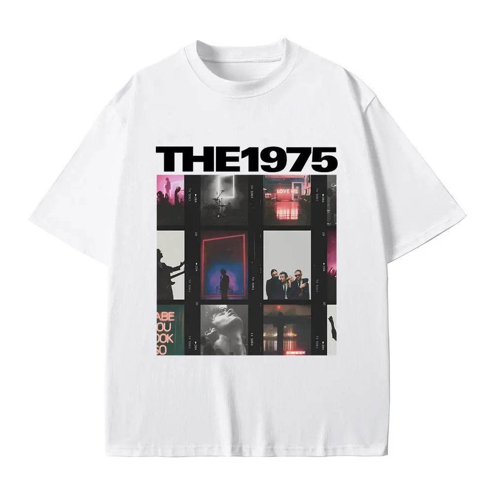 British Indie Alternative Rock Band The 1975 Graphic Tshirt Unisex Vintage Gothic T Shirts Unisex Women Casual Tshirt Tops S