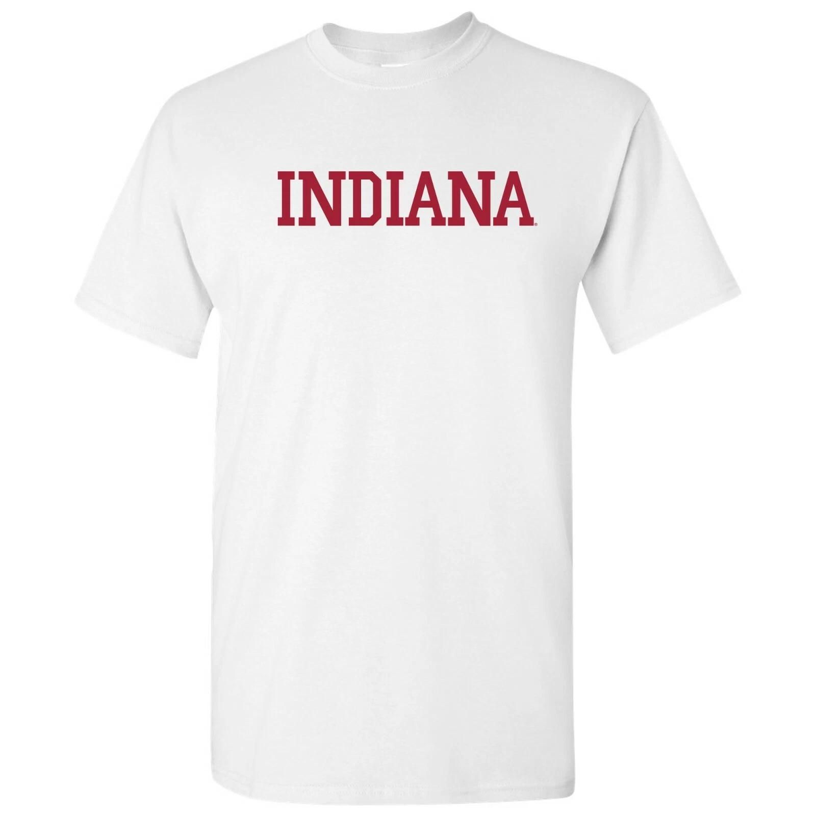 INDIANA HOOSIERS Basic Block - NCAA Sports Team T-Shirt M