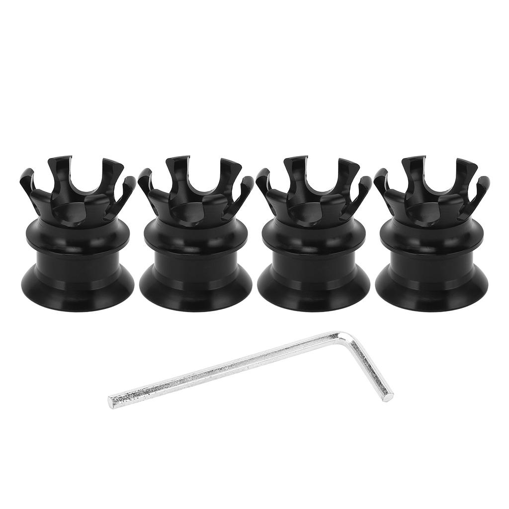 4 Adet Motosiklet Buji Taç Vida Somunu Alüminyum Alaşım Kafa Cıvatası Üst Kapağı Twin Cam Big için