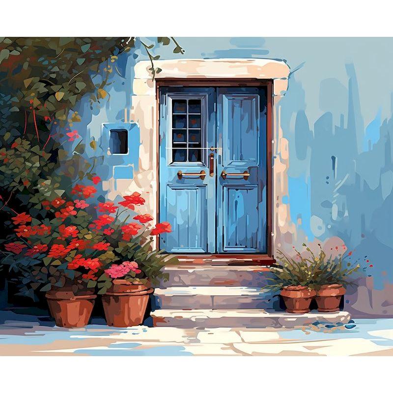 CHENISTORY Oil Painting Seaside House Drawing On Canvas HandPainted Art Gift DIY Pictures Coloring By Number Kits Home Decoratio