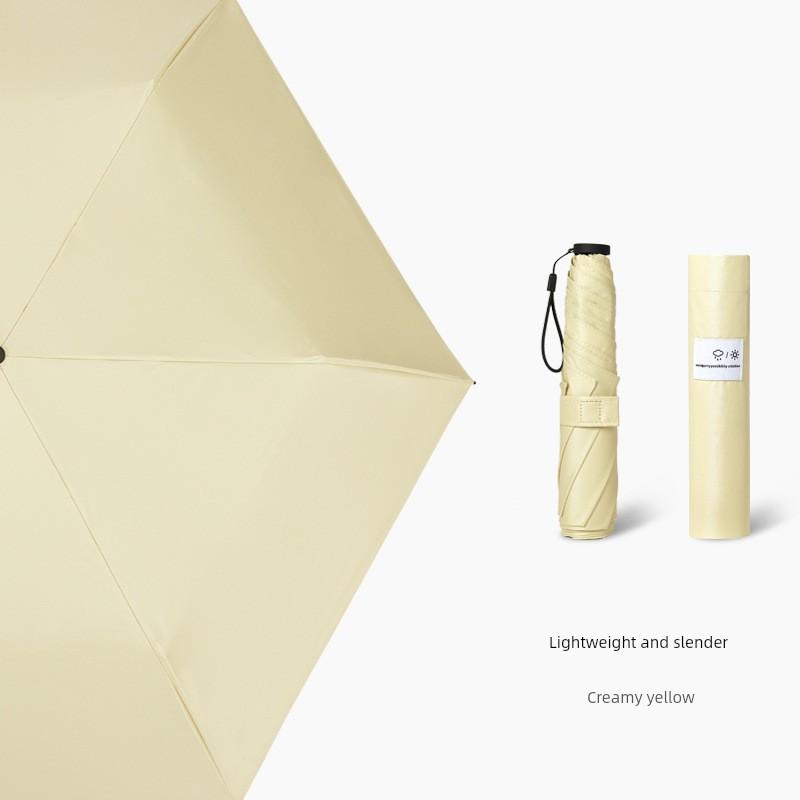 Dual-Use Umbrella for Women, Sun Protection, Uv Protection, Pocket Umbrella, 40% off Flat Sun Umbrellas, Compact Sunshade Umbrella