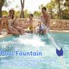 Pool-Spray – Dekoration für oberirdische Pools, einstellbarer Belüfter für kühle und warme Wassertemperaturen, Dekoration für den Hinterhof