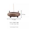 Coarse Ceramic Incense Burner For Agarwood Home Aromatherapy Indoor Zen Meditation Decor Creative Stand Holder Gift Idea